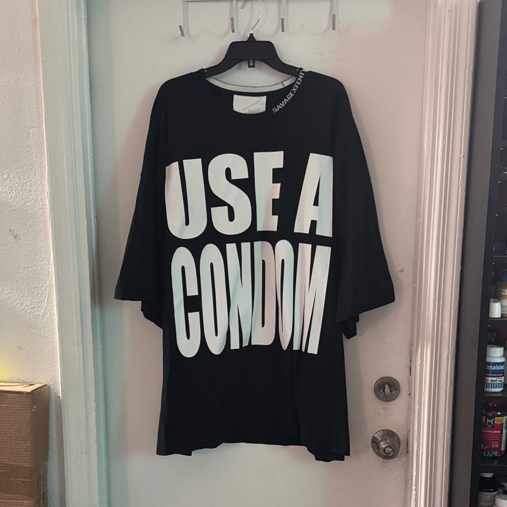 Savage X Fenty Black Graphic Tee